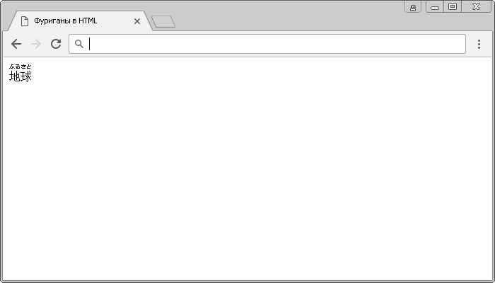 Рис. 26 Использование фуриган в HTML.